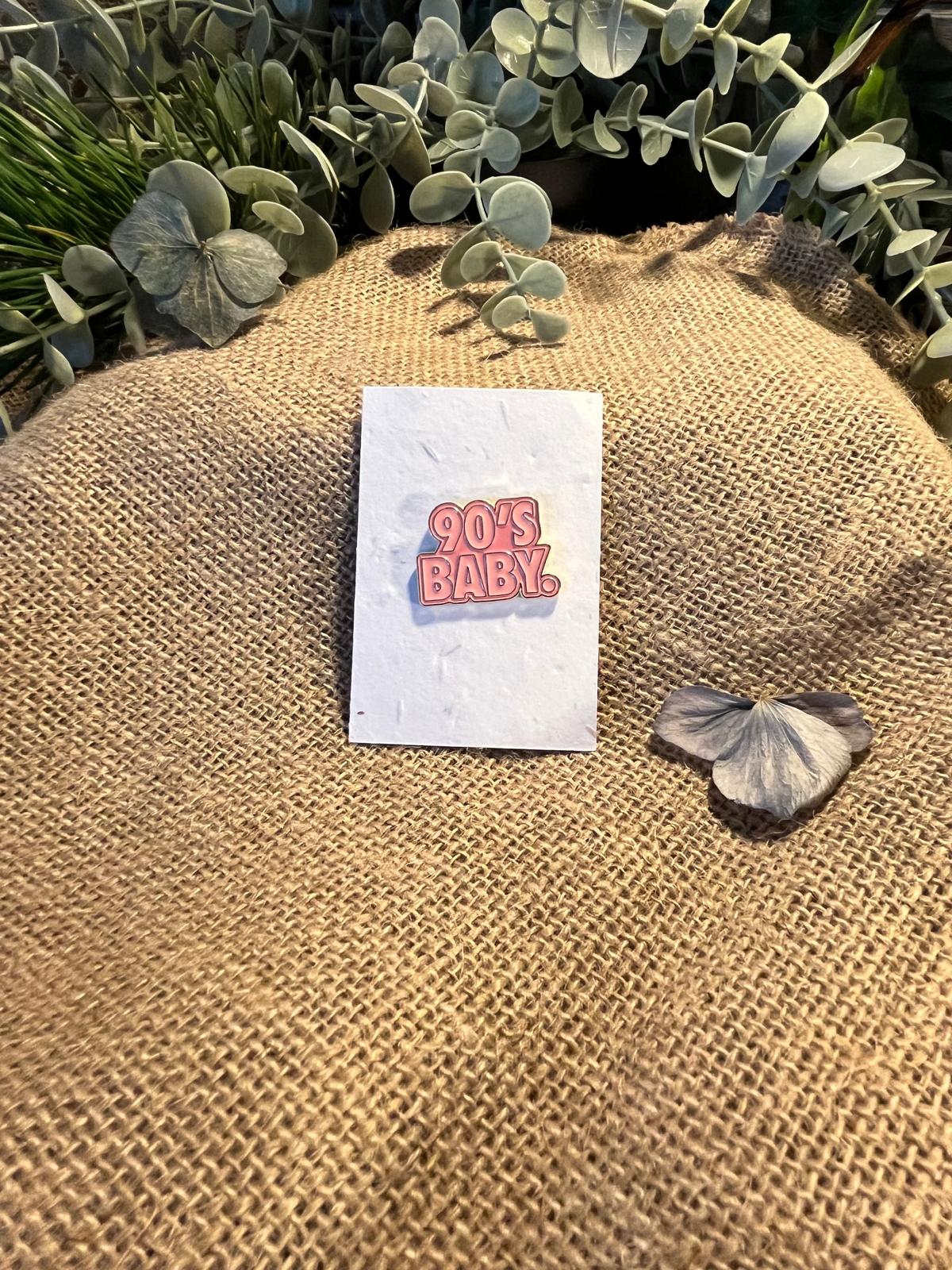 Enamel Pin - 90s Baby