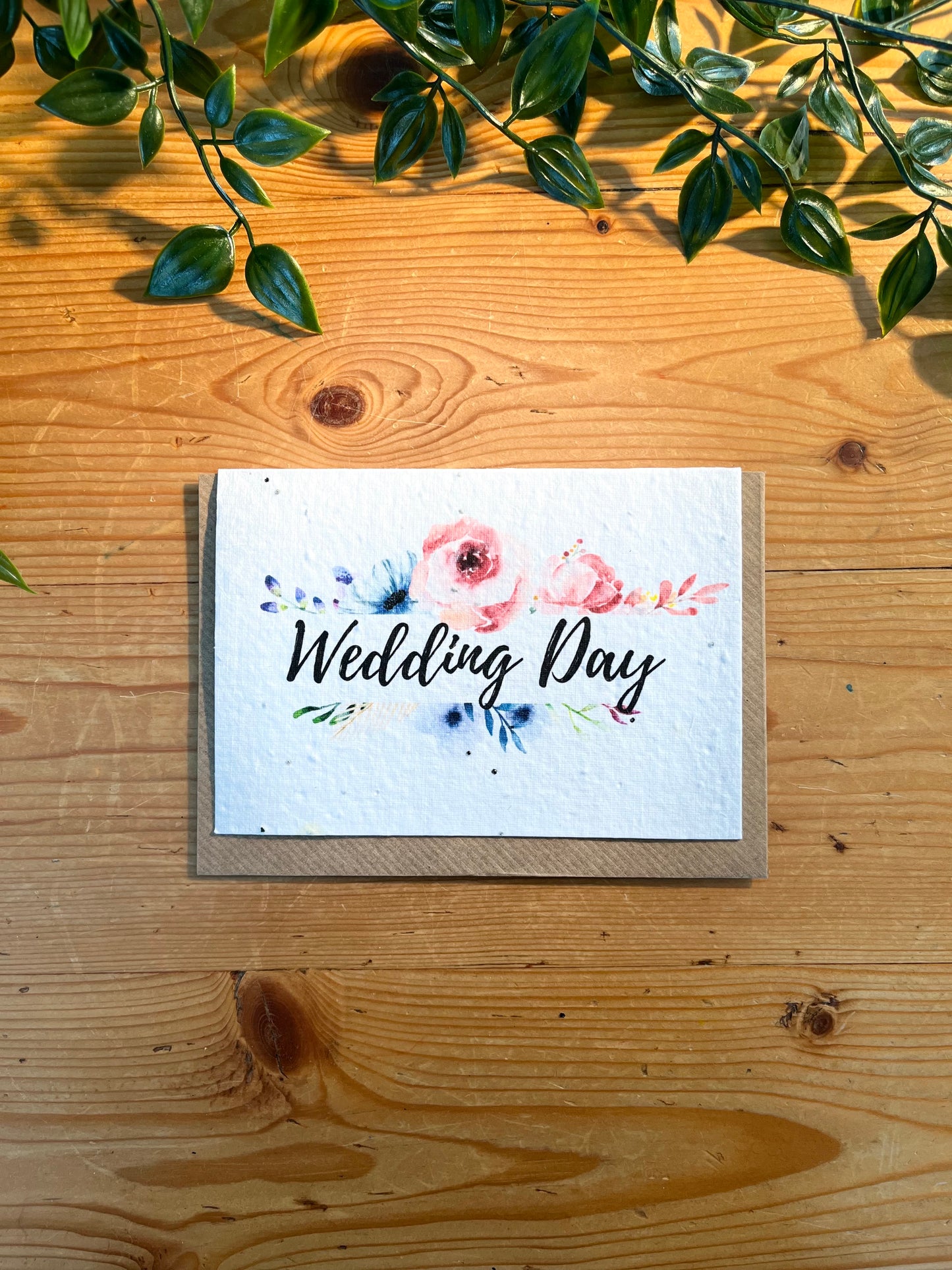 Paper Seed Card - Wedding Day FlowersPaper Seed Card - Wedding Day Flowers"Handmade, packed full of bee friendly flower seeds and made from 100% Pre-consumer recycled cotton"
Our seed paper cards are made here at Scribe and Grow using seedScribe & GrowScribe & GrowPaper Seed Card - Wedding Day Flowers