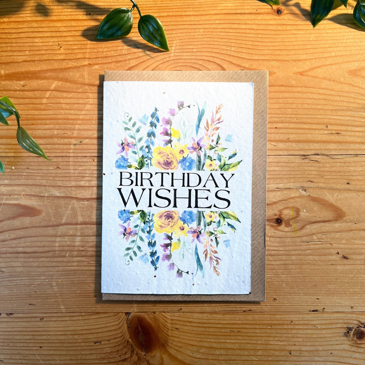 Paper Seed Card - Birthday WishesPaper Seed Card - Birthday Wishes"Handmade, packed full of bee friendly flower seeds and made from 100% Pre-consumer recycled cotton"
Our seed paper cards are made here at Scribe and Grow using seedScribe & GrowScribe & GrowPaper Seed Card - Birthday Wishes
