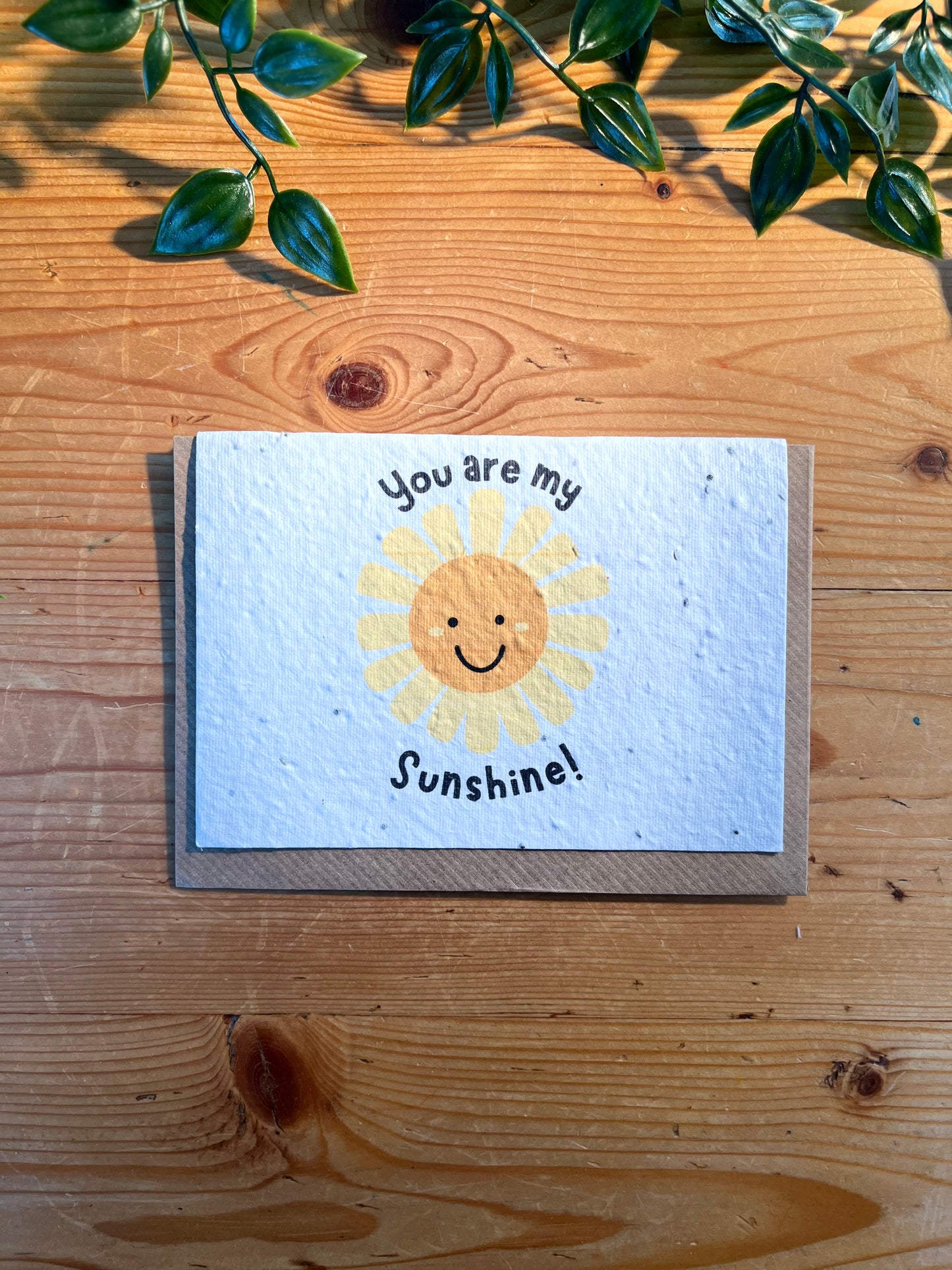 Paper Seed Card - You Are My SunshinePaper Seed Card - You Are My Sunshine"Handmade, packed full of bee friendly flower seeds and made from 100% Pre-consumer recycled cotton"
Our seed paper cards are made here at Scribe and Grow using seedScribe & GrowScribe & GrowPaper Seed Card -