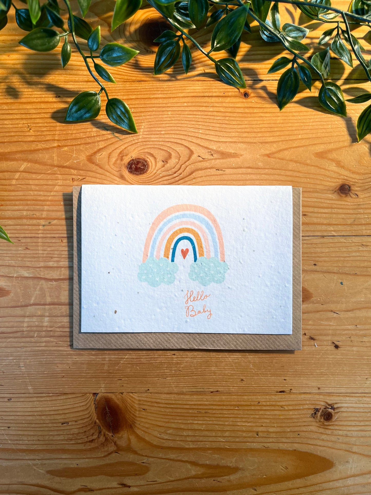 Paper Seed Card - Hello BabyPaper Seed Card - Hello Baby"Handmade, packed full of bee friendly flower seeds and made from 100% Pre-consumer recycled cotton"
Our seed paper cards are made here at Scribe and Grow using seedScribe & GrowScribe & GrowPaper Seed Card -