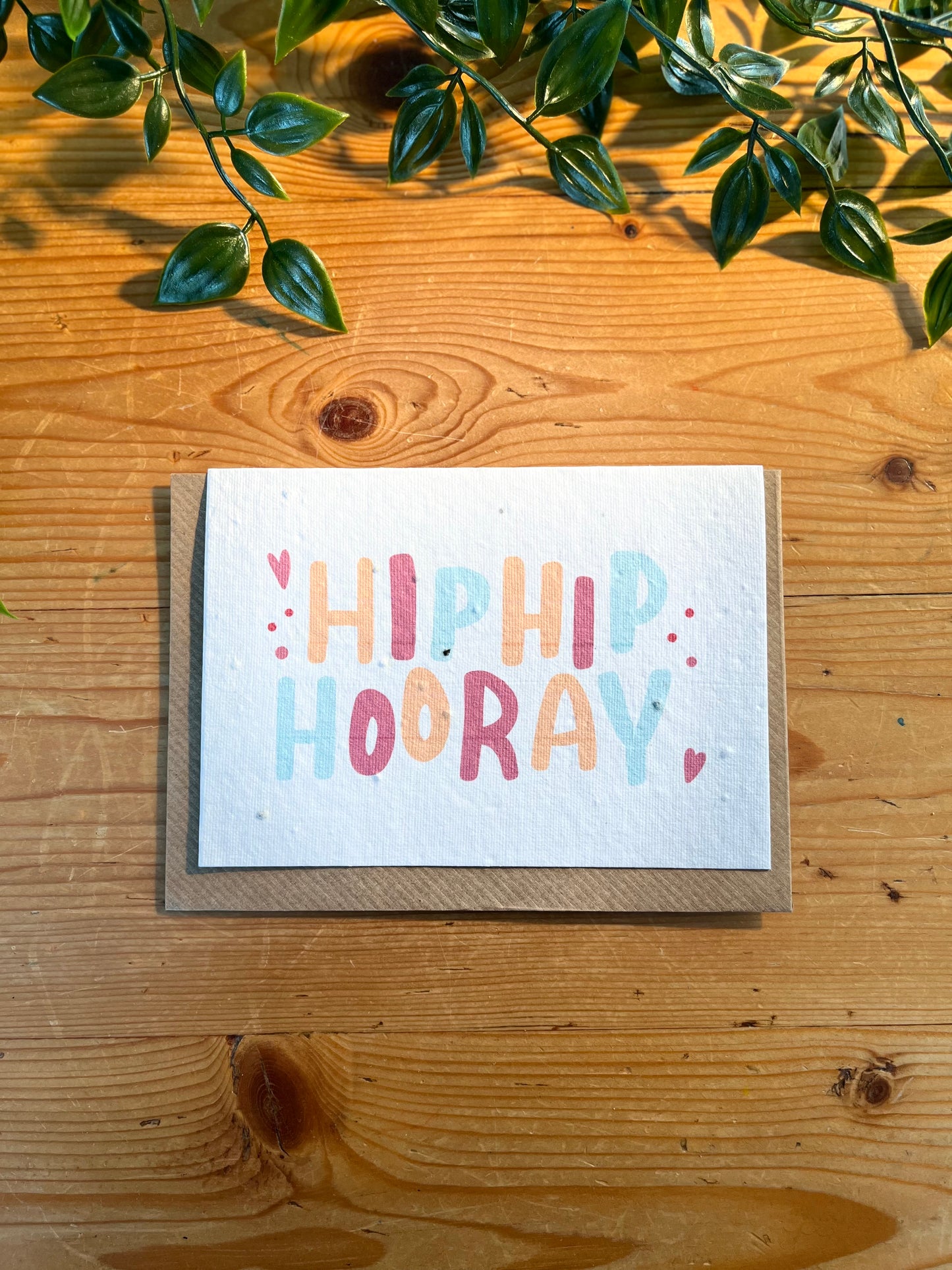 Paper Seed Card - Hip Hip HoorayPaper Seed Card - Hip Hip Hooray"Handmade, packed full of bee friendly flower seeds and made from 100% Pre-consumer recycled cotton"
Our seed paper cards are made here at Scribe and Grow using seedScribe & GrowScribe & GrowPaper Seed Card - Hip Hip Hooray
