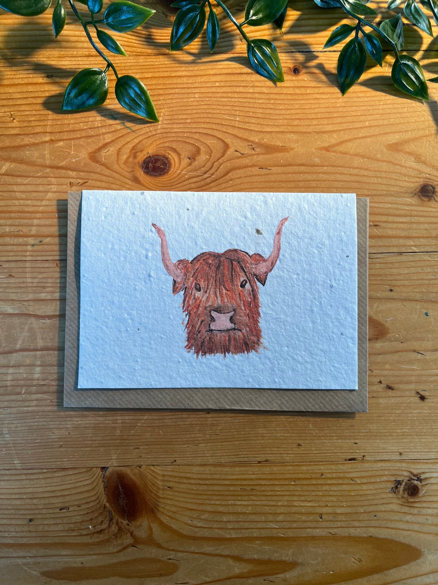 Paper Seed Card - Highland Cow By Daisy DoodlesPaper Seed Card - Highland Cow By Daisy Doodles"Handmade, packed full of bee friendly flower seeds and made from 100% Pre-consumer recycled cotton"
Our seed paper cards are made here at Scribe and Grow using seedScribe & GrowScribe & GrowPaper Seed Card - Highland Cow