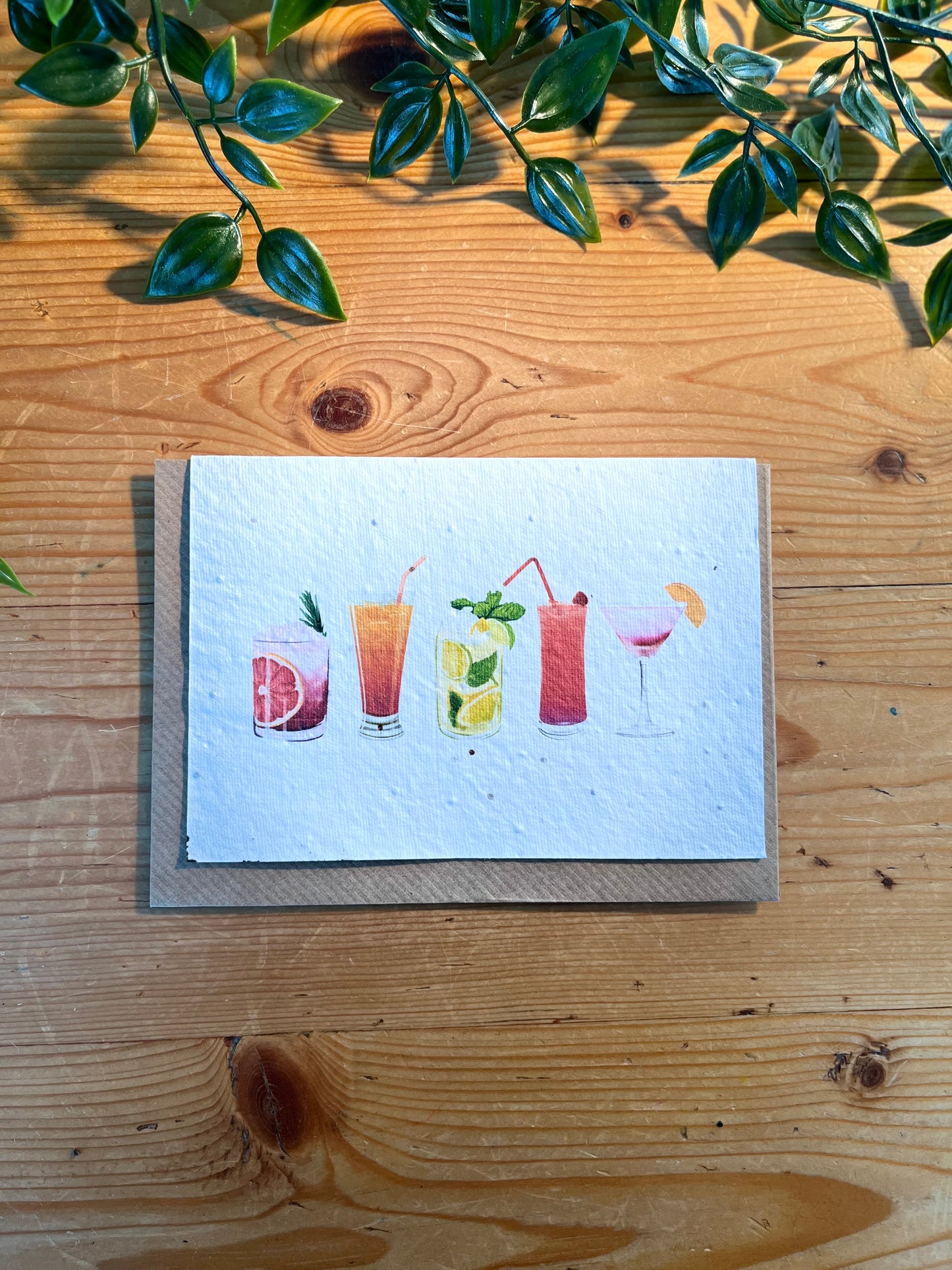 Paper Seed Card - CocktailsPaper Seed Card - Cocktails"Handmade, packed full of bee friendly flower seeds and made from 100% Pre-consumer recycled cotton"
Our seed paper cards are made here at Scribe and Grow using seedScribe & GrowScribe & GrowPaper Seed Card - Cocktails