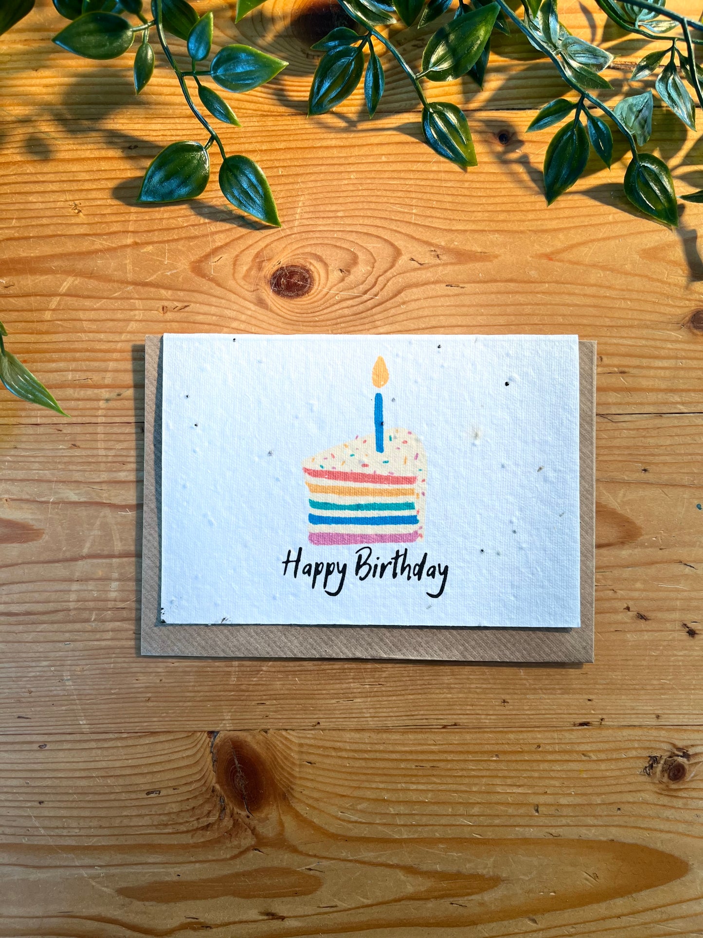 Paper Seed Card - Happy Birthday CakePaper Seed Card - Happy Birthday Cake"Handmade, packed full of bee friendly flower seeds and made from 100% Pre-consumer recycled cotton"
Our seed paper cards are made here at Scribe and Grow using seedScribe & GrowScribe & GrowPaper Seed Card - Happy Birthday Cake