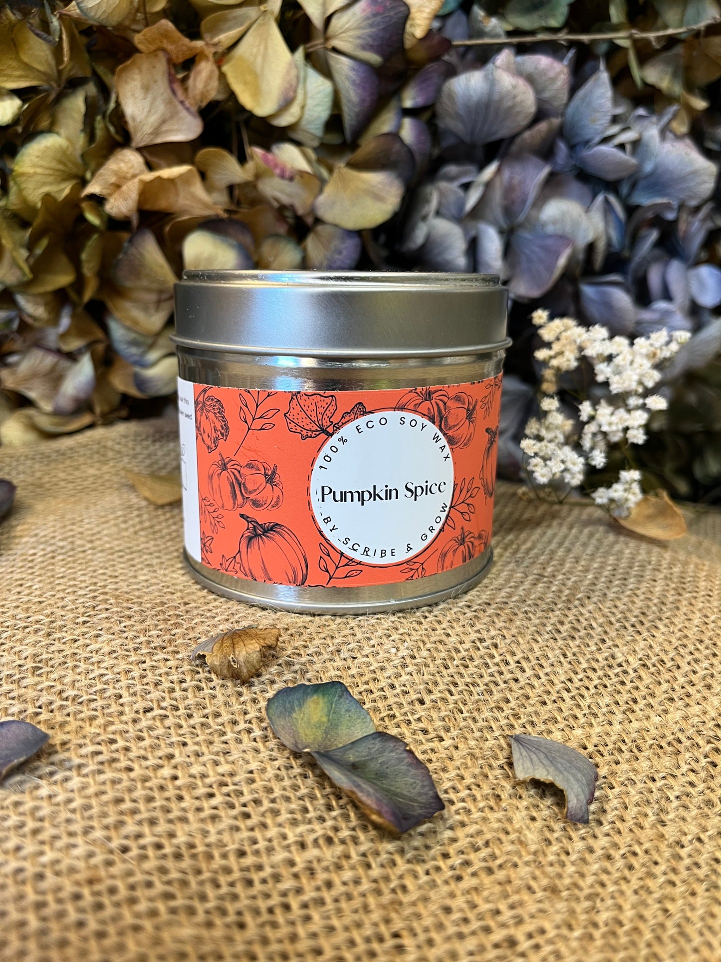 Grow Candle - Pumpkin SpiceScented CandleGrow Candle - Pumpkin SpiceTreat yourself to a slice of autumn goodness with our Pumpkin Spice candle! A delicious blend of gourmand, fruity and spicy aromas
Our Grow Candles are lovingly handScribe & GrowScribe & GrowGrow Candle - Pumpkin Spice