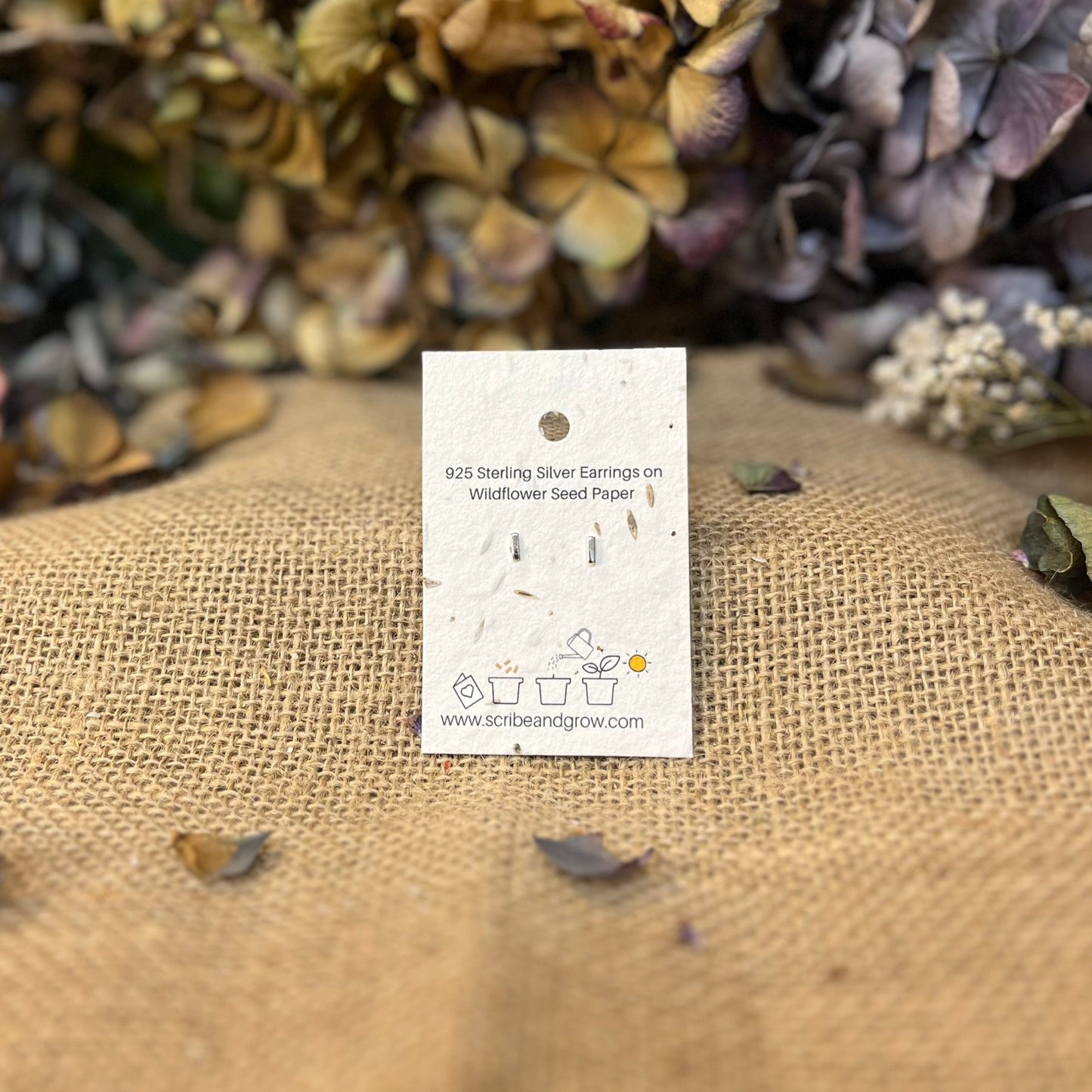 Bars - 925 Sterling Silver EarringsBars - 925 Sterling Silver EarringsOur sterling silver earrings make the ideal gift, featuring eco-friendly packaging that can be planted.
Material : 925 Sterling Silver
Silver weight : 0.40 g
ParScribe & GrowScribe & GrowBars - 925 Sterling Silver Earrings