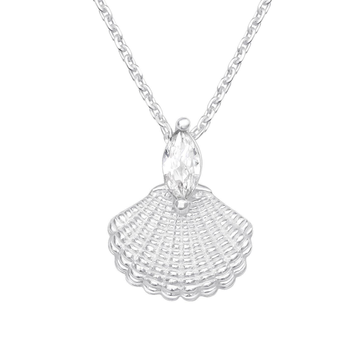 Jewelled Shell - 925 Sterling Silver NecklaceJewelled Shell - 925 Sterling Silver NecklaceOur sterling silver necklaces make the ideal gift, featuring eco-friendly packaging that can be planted.
Material : 925 Sterling Silver
Silver weight : 2.5 g
ParScribe & GrowScribe & GrowJewelled Shell - 925 Sterling Silver Necklace