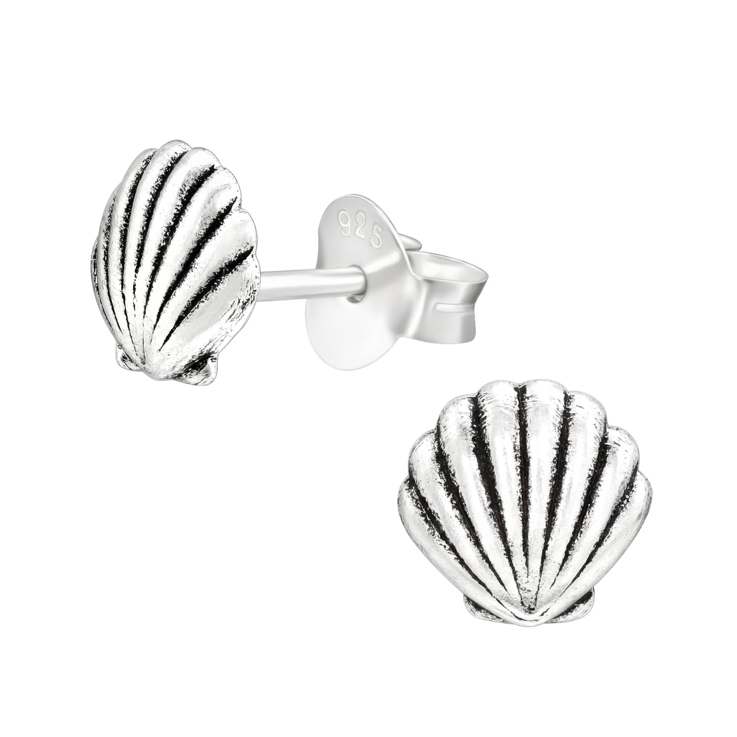 Shells - 925 Sterling Silver Earrings