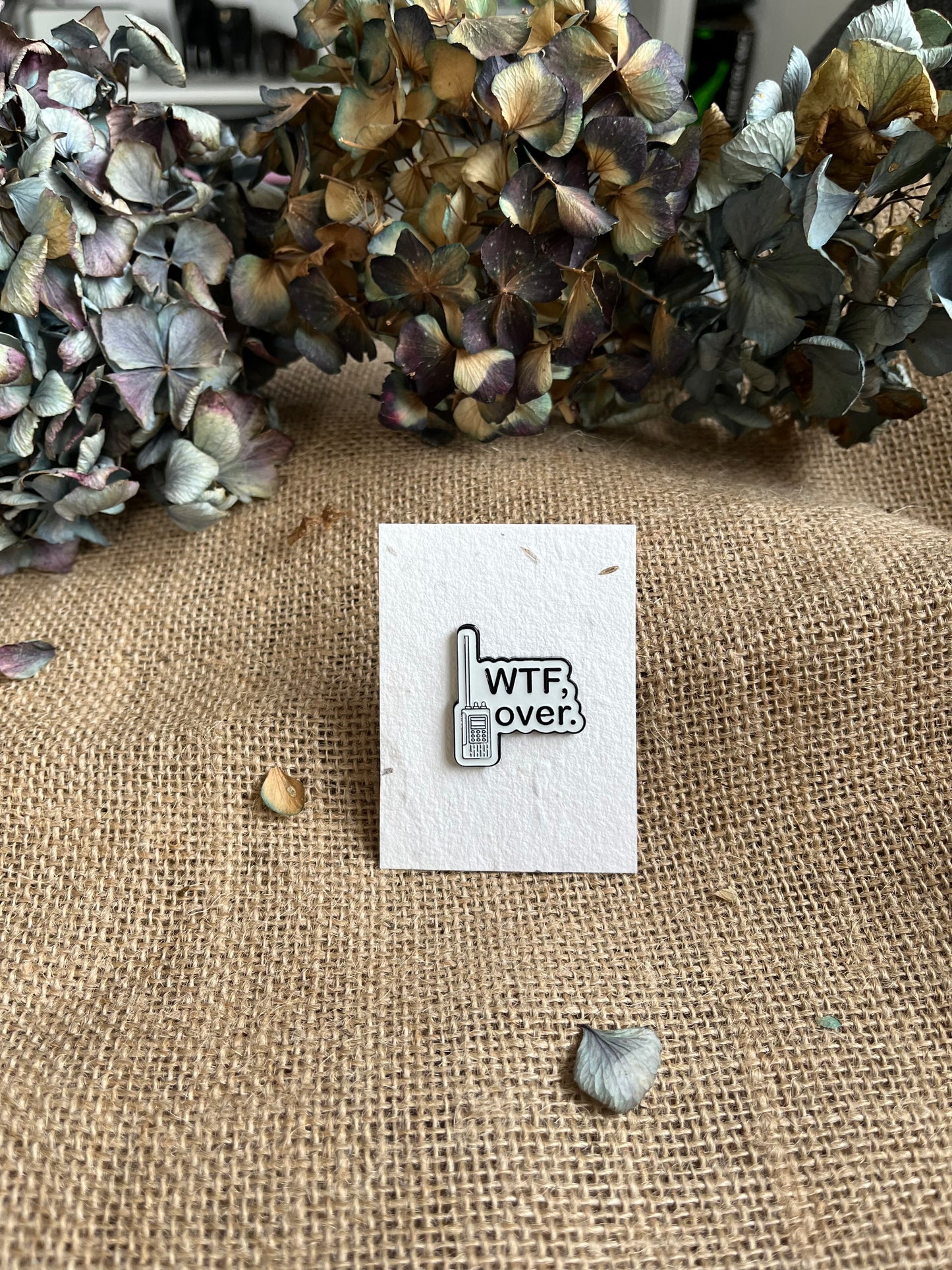 Enamel Pin - WTF Over