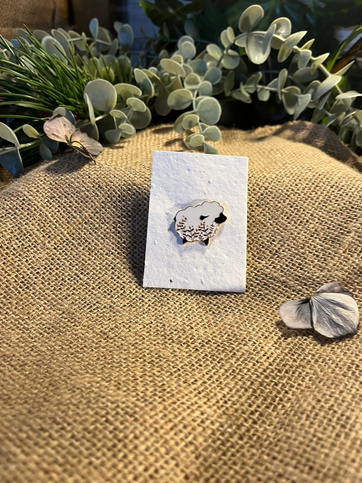 Enamel Pin - Highland Sheep
