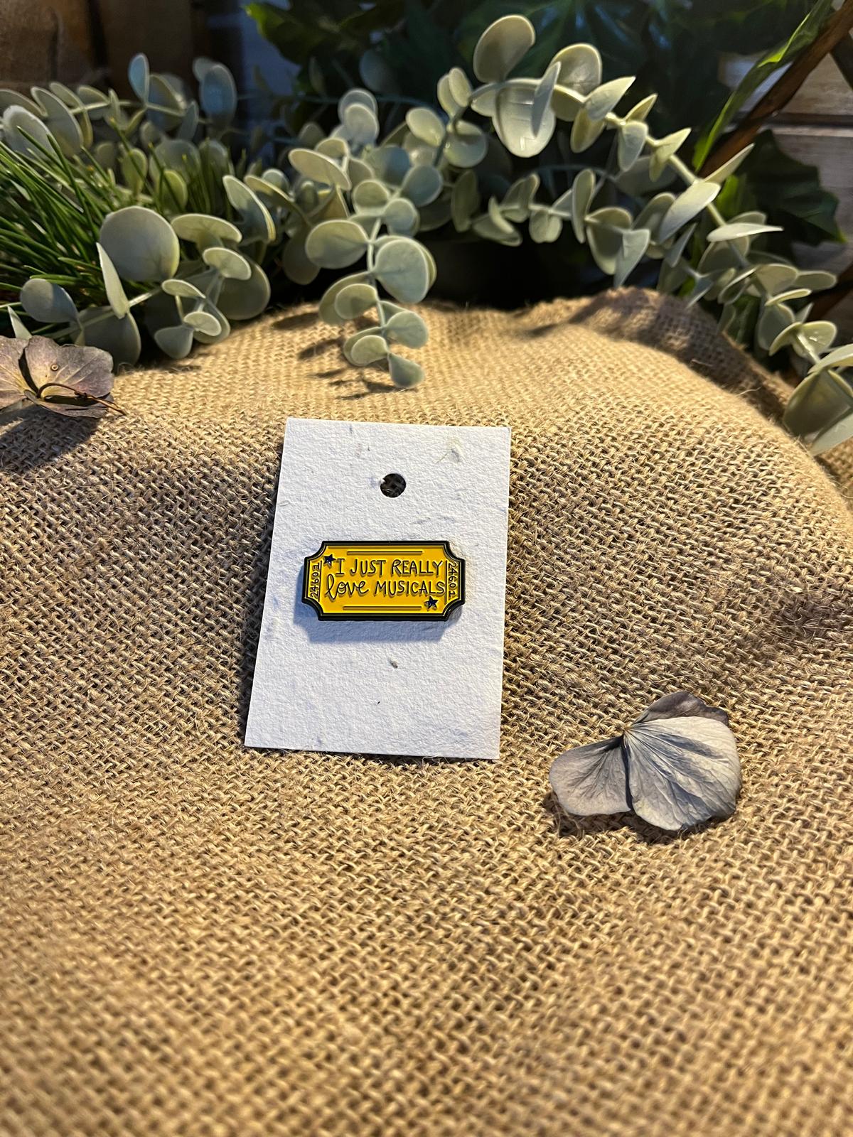 Enamel Pin - I Just Really Love Musicals
