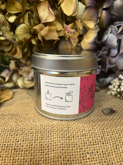 Grow Candle - Raspberry & PeppercornScented CandleGrow Candle - Raspberry & PeppercornRaspberries and cherries combined with pink and black peppercorns create a sophisticated fragrance, enhanced by notes of rose, musk, and amber.
Our Grow Candles are Scribe & GrowScribe & GrowGrow Candle - Raspberry & Peppercorn