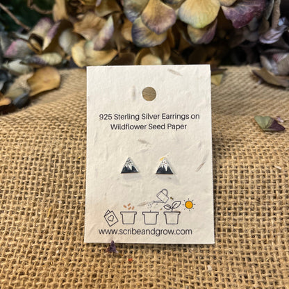 Triangle Mountain - 925 Sterling Silver EarringsTriangle Mountain - 925 Sterling Silver EarringsOur sterling silver earrings make the ideal gift, featuring eco-friendly packaging that can be planted.


Material : 925 Sterling Silver

Silver weight : 0.45 g

ParScribe & GrowScribe & GrowTriangle Mountain - 925 Sterling Silver Earrings