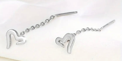 Heart 1 - 925 Sterling Silver Earrings
