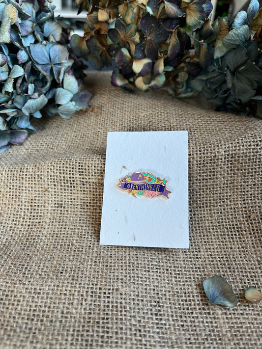 Enamel Pin -  Over thinker Planets