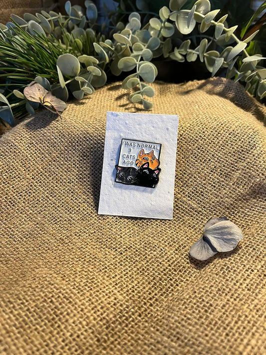 Enamel Pin -  Cats