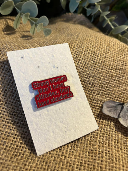 Enamel Pin - Strong Women