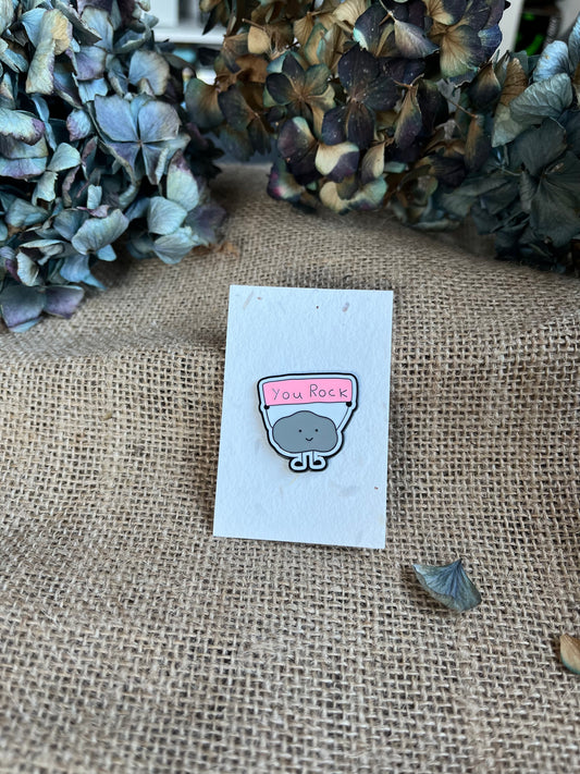 Enamel Pin -  You Rock